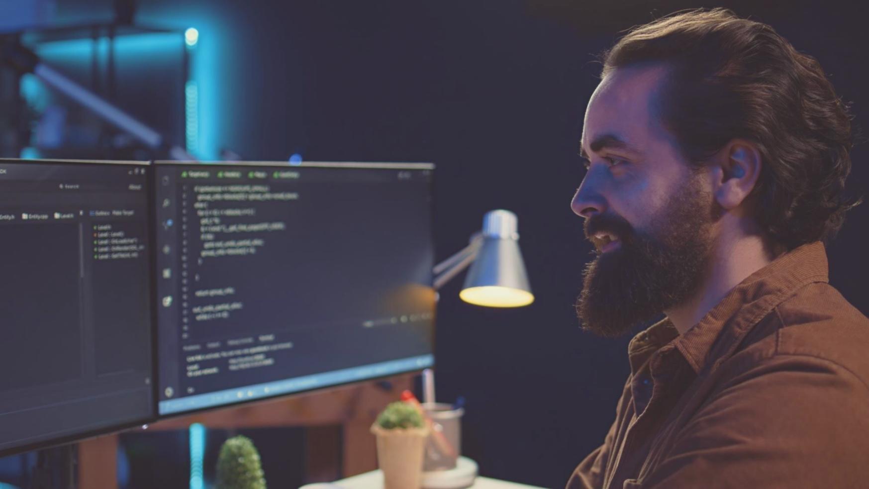 Équipe travaillant sur des algorithmes de trading